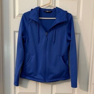 The North Face Blue Zip-Up Hoodie Women’s size Medium